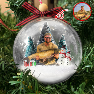 Custom Fishing Photo - Personalized 3D Ball Ornament Christmas Gift For Fishing Lovers CH07 899794