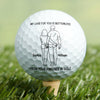 Custom Couple Gift My Love For You Is Bottomless Partner In Golf Golf Ball LM32 897579