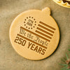250 Years USA 250th Birthday 1776-2026 America Cookie Stamp HA75 920424
