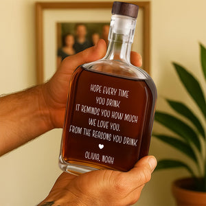 We Love You From The Reasons You Drink For Dad Whiskey Bottle TH10 894047