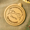 Personalized This Cookie Belongs To Dog Cookie Stamp HO82 900582