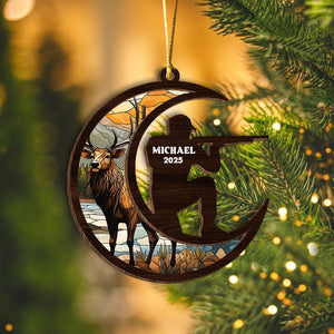 Personalized Deer Hunting Wood Layer Ornament For Hunting Lovers TH10 896691