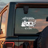 Personalized Happy Campers Camping Car Window Decal Sticker CH07 910368