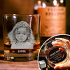 Custom Kid Photo Forget Father's Day We Love You Every Day Personalized Engraved Rock Glass CH07 895836