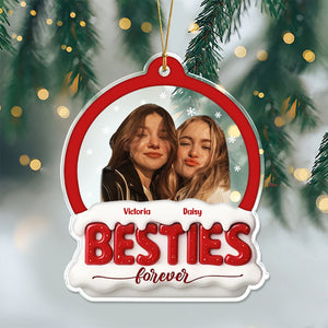 Custom Photo Best Friend Christmas Birthday Acrylic Ornament Gifts For Women, Besties, Sisters, BFF LM32 895945