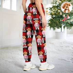 Personalized Dog Cat Xmas Clothes Sweatpants For Dog Lover TH10 896777