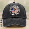 Personalized 250 Years Of Freedom With Dog Washed Denim Baseball Cap HO82 901232