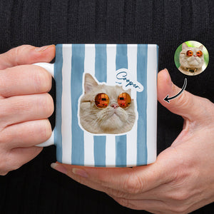 Custom Cat Photo Personalized Print Full Mug For Cat Lovers LM32 895761