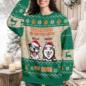 Tit The Season - Personalized Ugly Sweater Gift For Dog Lovers TH10 896105