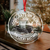Couple Congrats On Being My Husband You Lucky Man Glass Circle Ornament HO82 894760