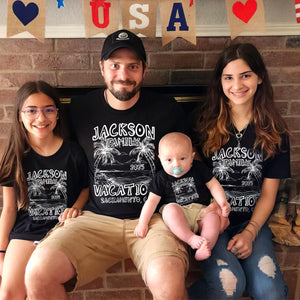 Custom Family Vacation Shirts 2025 – Matching Family Trip Dark Shirts LM32 895977