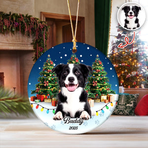 Custom Pet Photo - Personalized Christmas Ceramic Ornament For Pet Lovers CH07 899690