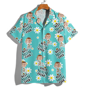Custom Photo Best Family Ever Flower Pattern Hawaii Shirt TH10 892875