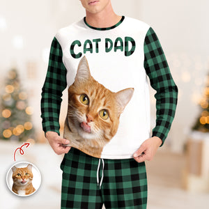 Custom Photo Cat Mom Cat Dad Personalized Sleepwear Gift For Cat Lovers CH07 899108