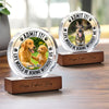 Custom Pet Photo Life Would Be Boring Without Me Round Acrylic Frame Block CH07 896044
