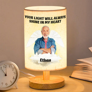 Custom Photo Forever In My Heart Memorial Fabric Lamp TH10 892851