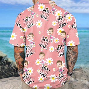 Custom Photo Best Family Ever Flower Pattern Hawaii Shirt TH10 892875
