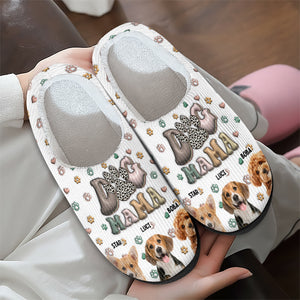 Custom Dog Mom Photo Slippers Gift For Dog Lovers TH10 896249