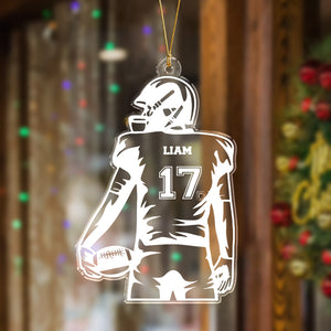 Personalized Football Player Acrylic Ornament Football Team Gift CH07 896622