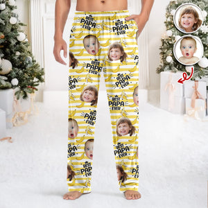 Custom Photo Funny Banana Best Dad Ever - Personalized Sweatpants HO82 900136