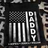 Custom Funny Face Papa Retro American Flag Shirt For Father's Day LM32 893557