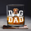 Custom Photo Dog Dad We Sniff Together, We Stick Together Whiskey Glass HO82 894188