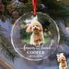 Custom Dog Photo Memorial Glass Ornament For Dog Lovers TH10 894517