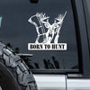 Custom Name Born To Hunt Car Window Decal Sticker For Hunting Lovers LM32 897295