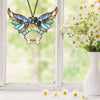 Custom Photo Pet Memorial With Angel Wings and Paw Print Suncatcher TH10 898115