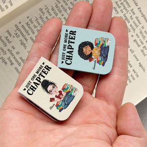 Just One More Chapter Personalized Leather Magnetic Bookmark Gifts For Book Lovers CH07 899522