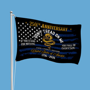 USA 250th Anniversary House Flag – Don’t Tread On Me Patriotic Design LM32 897743