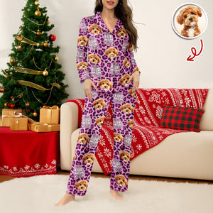 Custom Photo Dog & Cat Personalized Pajamas Christmas Gift For Pet Owners, Pet Lovers CH07 896898