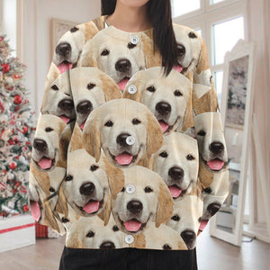 Custom Funny Dog Face Cardigan Gift For Dog Lovers CH07 899830