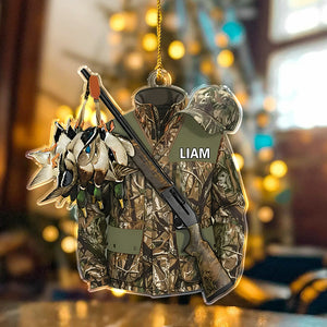 Custom Name Personalized Hunting Duck Acrylic Ornament Christmas Gifts For Duck Hunting Lovers HA75 898268