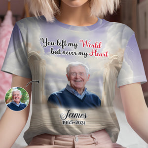 Custom Photo Heaven Gate Sky, In Loving Memory Personalized 3D Shirt CH07 896246