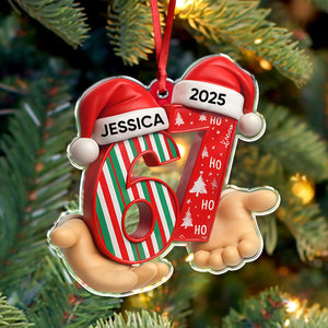 Custom Name and Year 67 Acrylic Ornament Funny Six Seven Ornament Christmas Gift CH07 899158