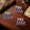 Custom Photo Dog Cat With 250th Anniversary of America 1776–2026 Acrylic Pin CH07 911160