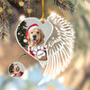 Custom Photo Dog Memorial Wing - Personalized Acrylic Ornament LM32 895869