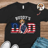 Custom Photo Dog Cat Dad With US 250 Shirt HO82 901266