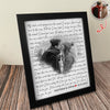 Custom Photo Song Lyrics Wall Picture Frame Valentine Day, Graduation Gift For Wife Husband LM32 897729
