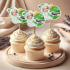 Custom Baby Photo My 1st Christmas Decoration Cupcake Toppers LM32 893915