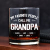 Personalized My Favorite People Call Me Daddy Whiskey Glass HO82 894502