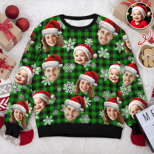 Custom Funny Family Face Ugly Sweater Christmas Gift HA75 897078