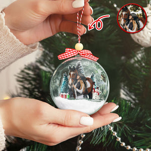 Custom Horse Photo - Personalized 3D Ball Ornament Christmas Gift For Family CH07 899792