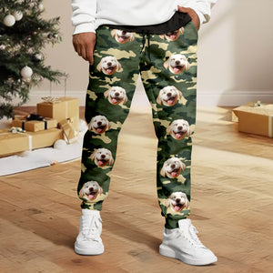Custom Photo Face Funny Pattern Dog Cat Family - Personalized Sweatpants TH10 896651