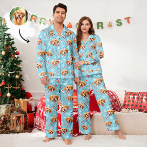 Custom Photo With Christmas Pattern - Personalized Pajamas Gift For Dog Lovers CH07 896298