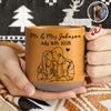 Custom Line Drawing Couple Gift Pottery Mug Valentine Gift, Anniversary Gift HA75 898920