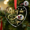 Custom Photo All Of Me Loves All Off You Couple Heart Shape Glass Ornament HA75 892836