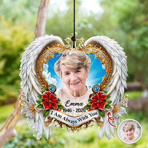 I'm Always With You - Custom Memorial Photo Acrylic Wind Chimes CH07 896508