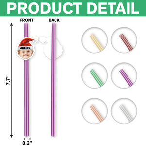 Custom Photo Christmas Party Colorful Straws LM32 895535